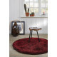 Tapis shaggy en polyester rouge Cosy Glamour Esprit Home