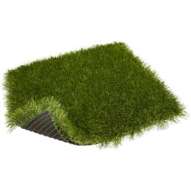 Tapis de gazon artificiel vert 20mm Rouleau de gazon artificiel Evergreen -  Hauteur du rouleau 1m x 25m (25 sqm)