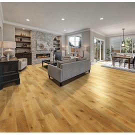 Parquet contrecollé en chêne 2 chanfreins monolame