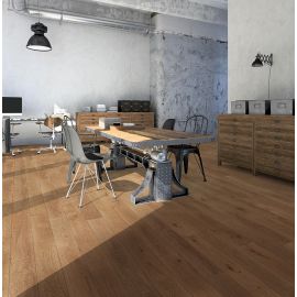 Parquet massif en chêne 15 mm lame à coller Oleiv