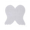 Tapis en forme d'aile d'ange blanc pour enfant Wings Lorena Canals