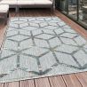 Tapis intérieur et extérieur géométrique design Aura