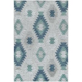 Tapis kilim intérieur et extérieur bleu Artis