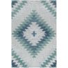 Tapis bleu extérieur et intérieur kilim Taro