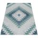 Tapis bleu extérieur et intérieur kilim Taro