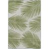 Tapis floral intérieur et extérieur vert Bent