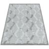 Tapis moderne gris intérieur et extérieur Mara