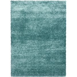 Tapis De Salon Shaggy 140 X 200cm Uni Beige Descente de lit Tapis Doux  Poils Longs pour Salon Chambre Canapé