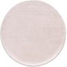 Tapis rond uni lavable en machine Mara