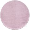 Tapis rond uni lavable en machine Mara