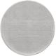 Tapis rond uni lavable en machine Mara