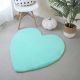 Tapis coeur uni pour chambre d'enfant Gabi