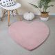 Tapis coeur uni pour chambre d'enfant Gabi