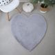 Tapis coeur uni pour chambre d'enfant Gabi