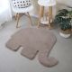 Tapis uni enfant éléphant antidérapant Frieda