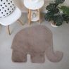 Tapis uni enfant éléphant antidérapant Frieda