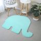 Tapis uni enfant éléphant antidérapant Frieda