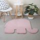 Tapis uni enfant éléphant antidérapant Frieda