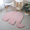 Tapis uni enfant éléphant antidérapant Frieda