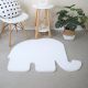 Tapis uni enfant éléphant antidérapant Frieda