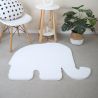 Tapis uni enfant éléphant antidérapant Frieda