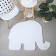 Tapis uni enfant éléphant antidérapant Frieda