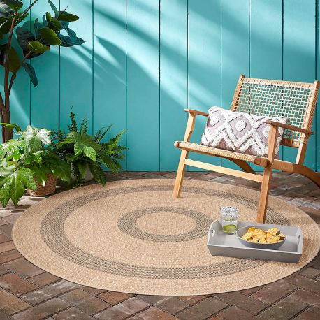 Tapis d'extérieur imperméable pour terrasse - 120 x 180 cm - Tapis d