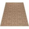 Tapis géométrique plat aspect naturel Tosca