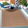 Tapis plat aspect naturel graphique Bonte