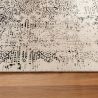 Tapis vintage aspect viscose rayé Naomi