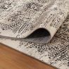 Tapis vintage aspect viscose rayé Naomi