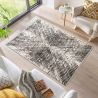 Tapis rayé aspect viscose vintage Laury