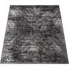 Tapis rayé aspect viscose vintage Laury