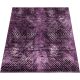 Tapis rayé aspect viscose vintage Laury