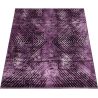 Tapis rayé aspect viscose vintage Laury