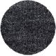 Tapis rond shaggy bicolore moderne Eve