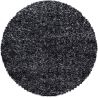 Tapis rond shaggy bicolore moderne Eve