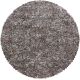 Tapis rond shaggy bicolore moderne Eve