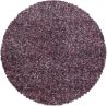 Tapis rond shaggy bicolore moderne Eve