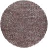 Tapis rond shaggy bicolore moderne Eve