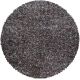 Tapis rond shaggy bicolore moderne Eve