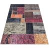 Tapis patchwork lavable en machine ethnique Kira