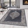 Tapis lavable en machine style orient noir Antique