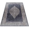 Tapis lavable en machine style orient noir Antique