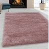 Tapis shaggy moelleux uni rectangle Cloudy