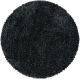 Tapis shaggy moelleux uni rond Matheo