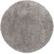 Tapis shaggy moelleux uni rond Matheo