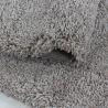 Tapis shaggy moelleux uni rond Matheo