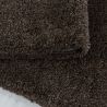 Tapis shaggy moelleux uni rond Matheo