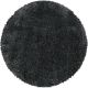 Tapis shaggy moelleux uni rond Matheo